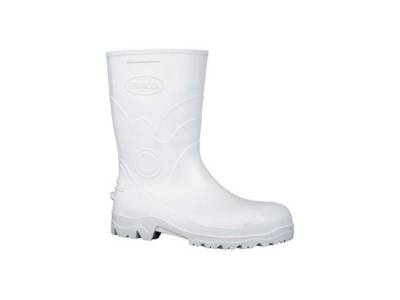 Bota Borracha PVC Branca Bracol