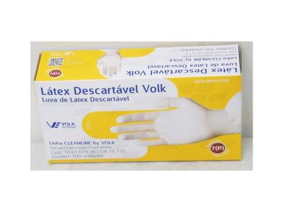 Luva latex Procedimento Descart. Volk